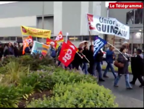 Guingamp (22). Défense des retraites : plus de 500 manifestants dans la rue