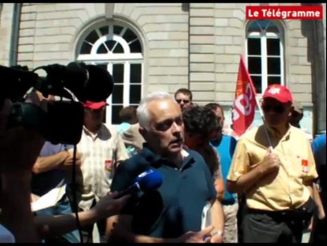 Quimper (29). Des salariés finistériens d'Entremont restent mobilisés