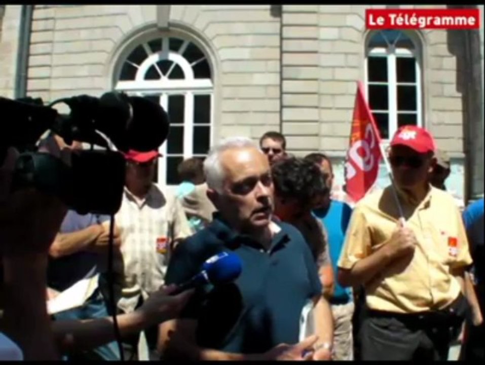 Quimper (29). Des salariés finistériens d'Entremont restent mobilisés