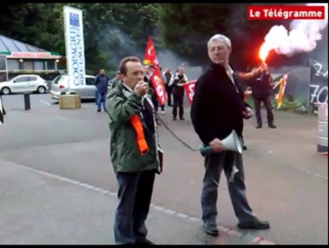 Pontivy (56). Les salariés de Nutréa manifestent
