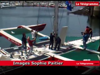 Lorient (56). Côte d'or II retrouve un mât