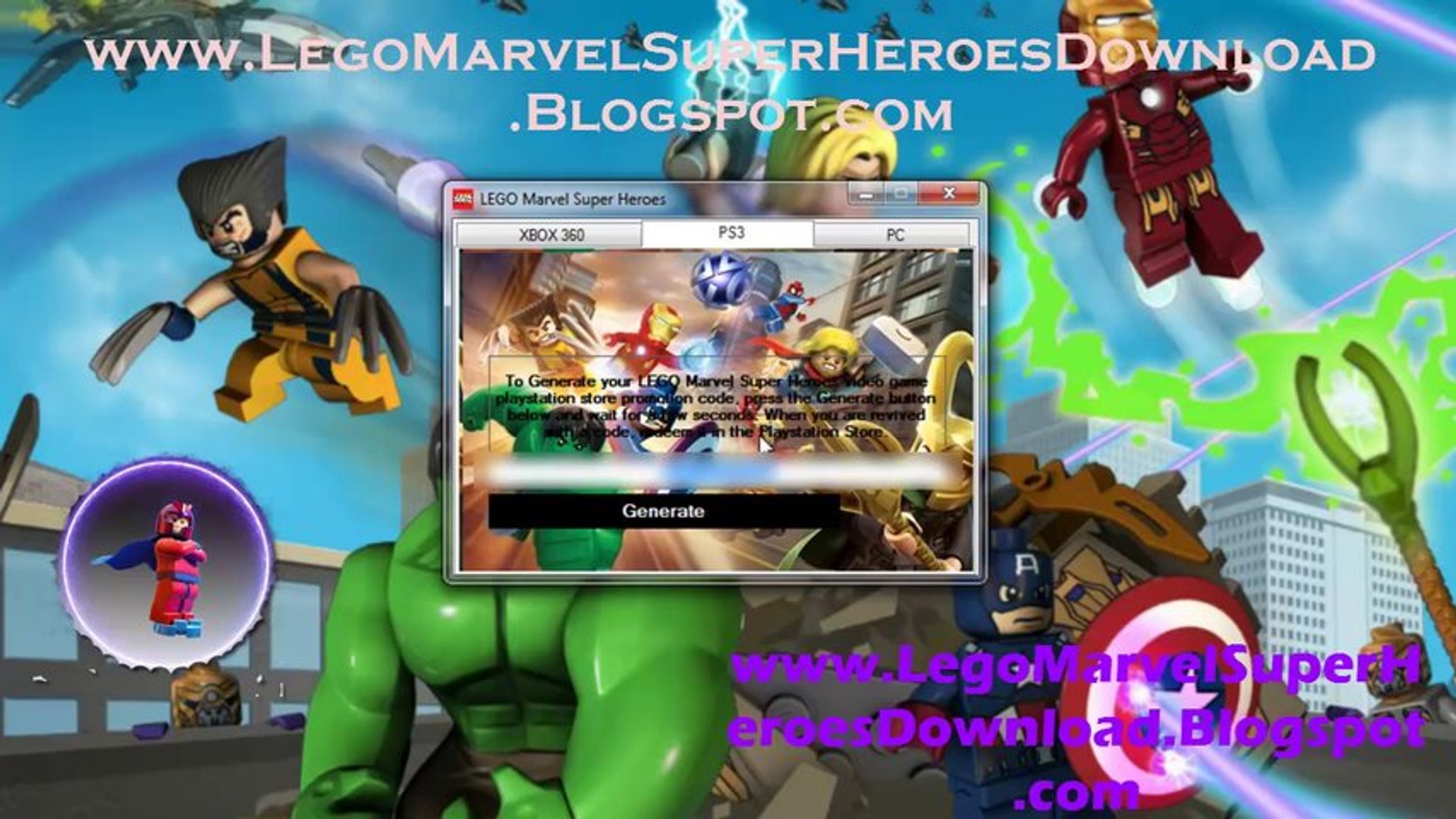How to Download LEGO Marvel Super Heroes Game Crack Free - Xbox 360, PS3 &  PC!! - video Dailymotion