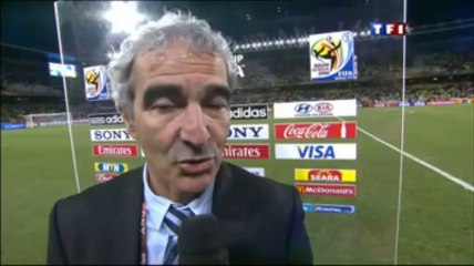 France - Afrique du Sud. La réaction de Raymond Domenech