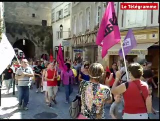 Download Video: Vannes (56). Près de 7.000 manifestants dans les rues