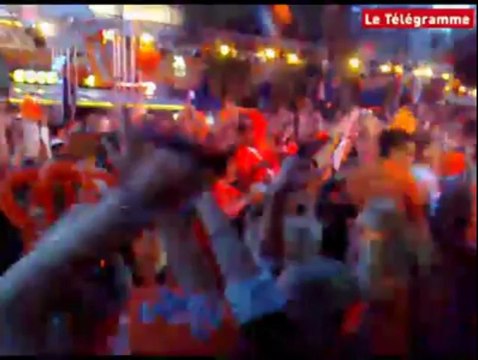Pays-Bas - Uruguay. Liesse populaire à Rotterdam après la victoire des Oranje