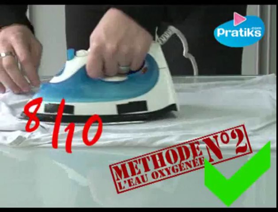 Comment nettoyer la semelle de votre fer à repasser : leau oxygénée