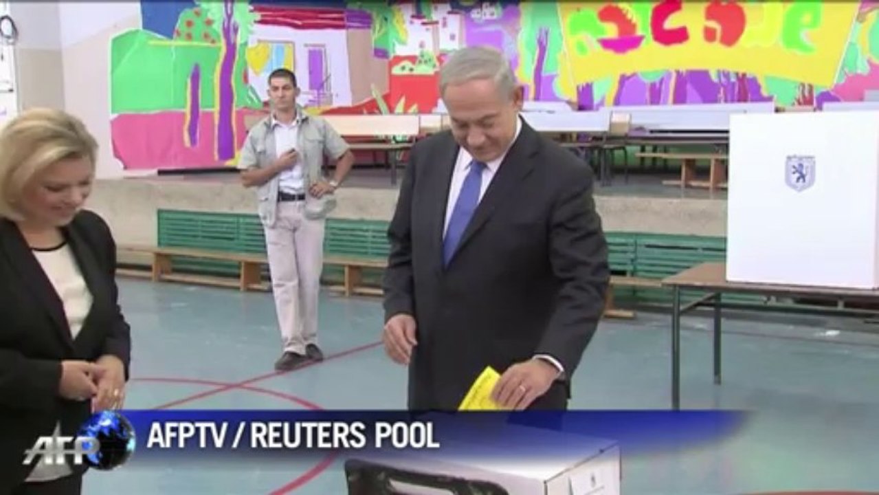 Israeli Premier Netanyahu votes in municipal elections