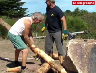 Arzon (56). Comment déplacer un menhir, sans potion magique