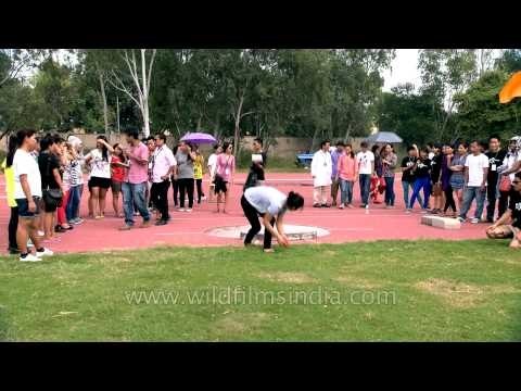 Throwing in style - women's shot put at the 50th Naga Fest'13