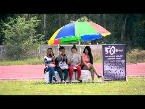 Chilling out at the 50th Naga Fest'13 -Delhi