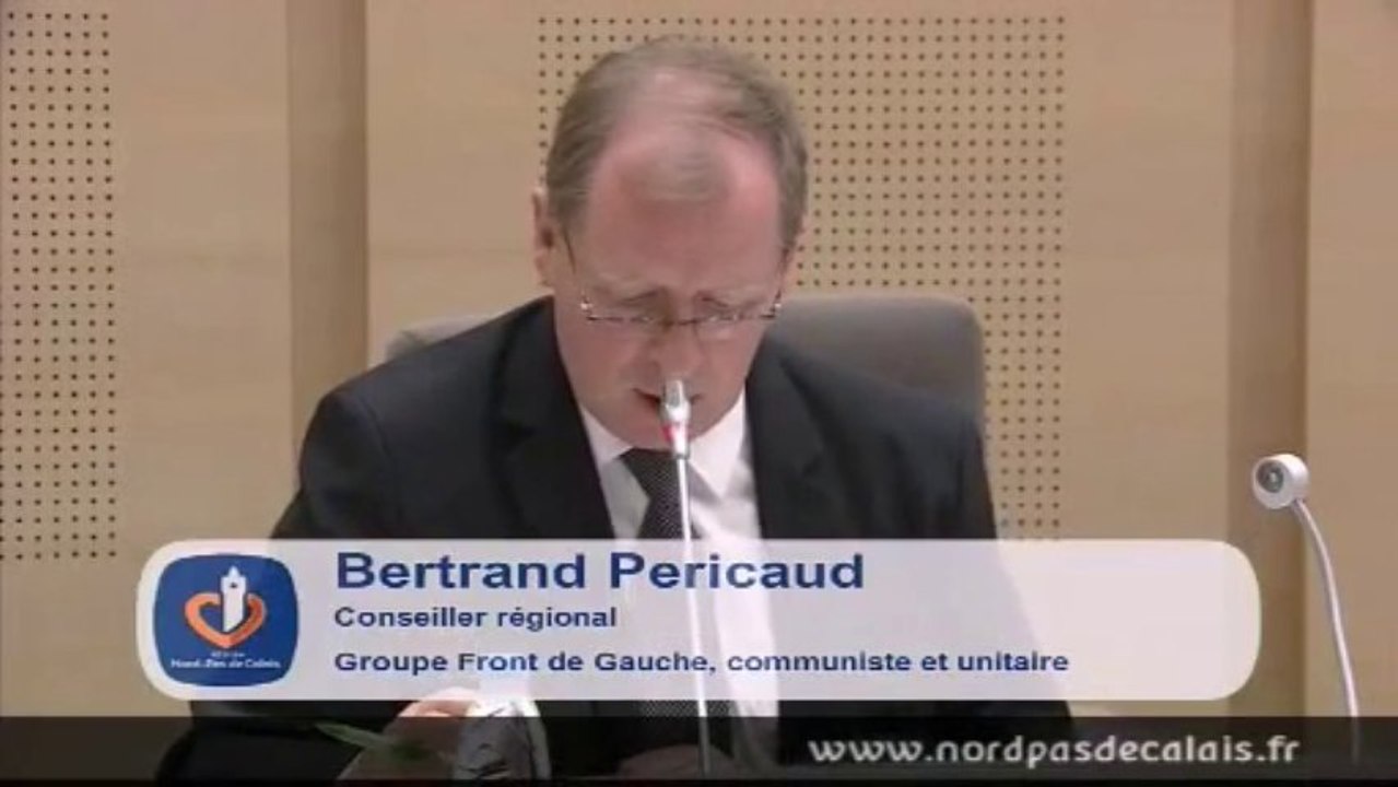 Intervention Bertrand Pericaud amendement vocation industrielle region 26-09-13