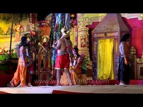 Vanar sena takes blessings of Lord Rama