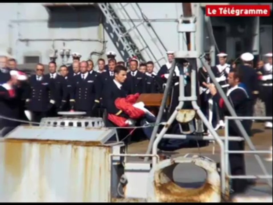 Brest (29). Jeanne-d'Arc : la dernière cérémonie des couleurs