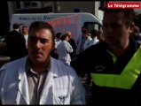 Auray (56). Concurrence déloyale : les ambulanciers manifestent leur mécontentement