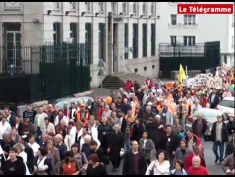Brest (29). La manifestation contre la réforme des retraites