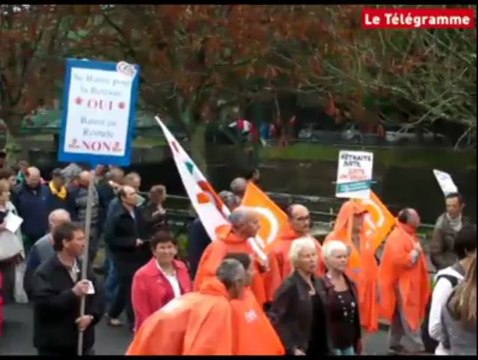 Lannion (22). Autour de 5.000 personnes dans le rue pour défendre les retraites