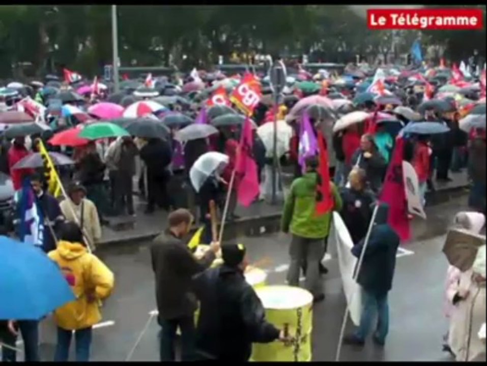 Quimper (29). Environ 12.000 manifestants dans...