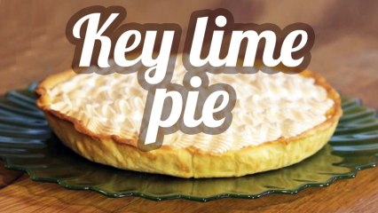 Key lime pie (tarte au citron vert meringuée)