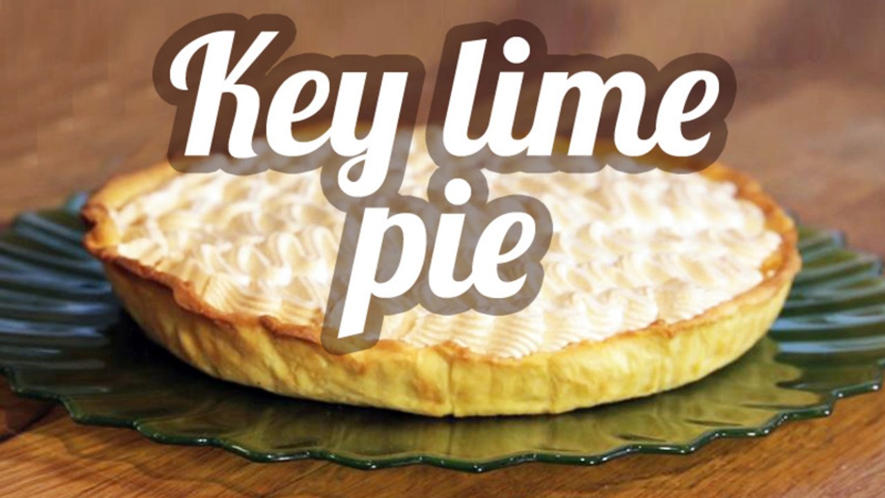 Key lime pie (tarte au citron vert meringuée)