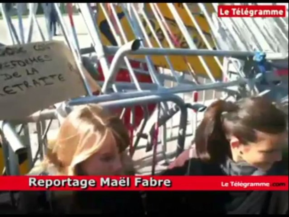Vannes (56). Le lycée Lesage bloqué ce matin