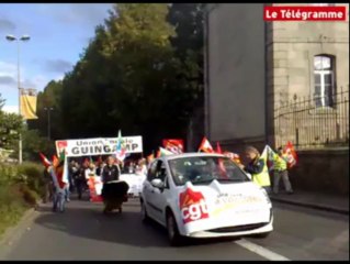 Guingamp (22). Le nombre de manifestants en hausse