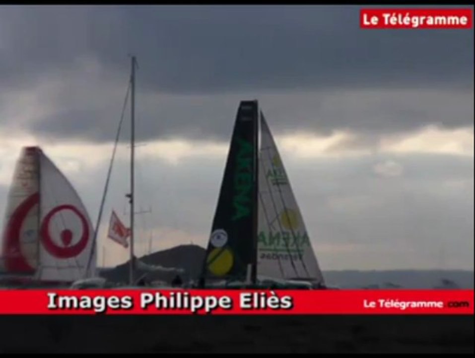 Route du Rhum. Magnifique spectacle entre Saint-Malo et le Cap Fréhel
