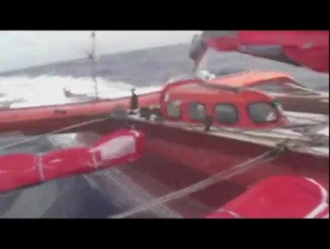 Route du Rhum. A bord d'Idec avec Francis Joyon