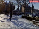 Pontivy (56). De la neige... à la fonte des neiges