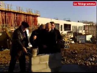 Hennebont (56). Le centre de gériatrie se construit