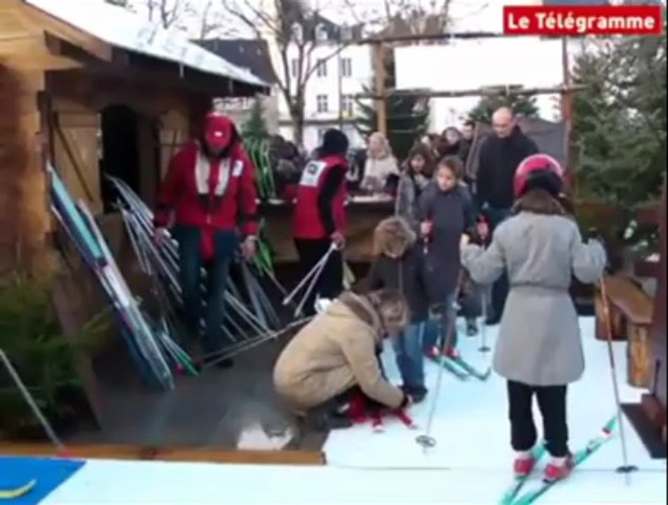 Vannes (56). En ski de fond sur la Rabine !