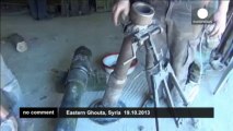 Syrian blacksmiths work as weapon factories