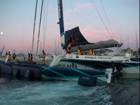 Trophée Jules Verne. Départ de Bidégorry