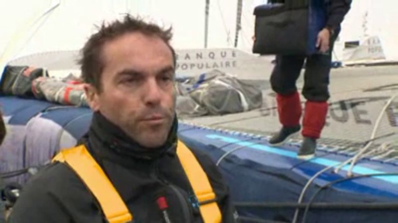 Trophée Jules Verne. Les images du retour de Bi...
