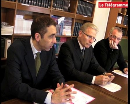 Meurtre de Quimper. Les images de la conférence de presse