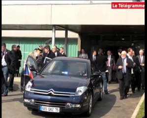 Josselin (56). Quelques images de la visite de Sarkozy