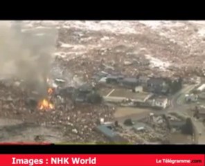 Séisme au Japon. Les premières images du tsunami