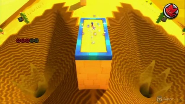 Soluce Sonic Lost World - Desert Ruins 1 : 5 anneaux rouges / star red rings