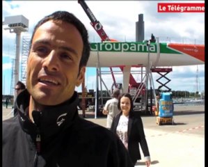 Voile. Groupama 4 mis à l'eau