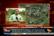 Indígenas colombianos convocan a nuevas movilizaciones y bloqueos