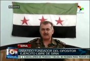 Ejército sirio abatió a uno de los principales líderes opositores