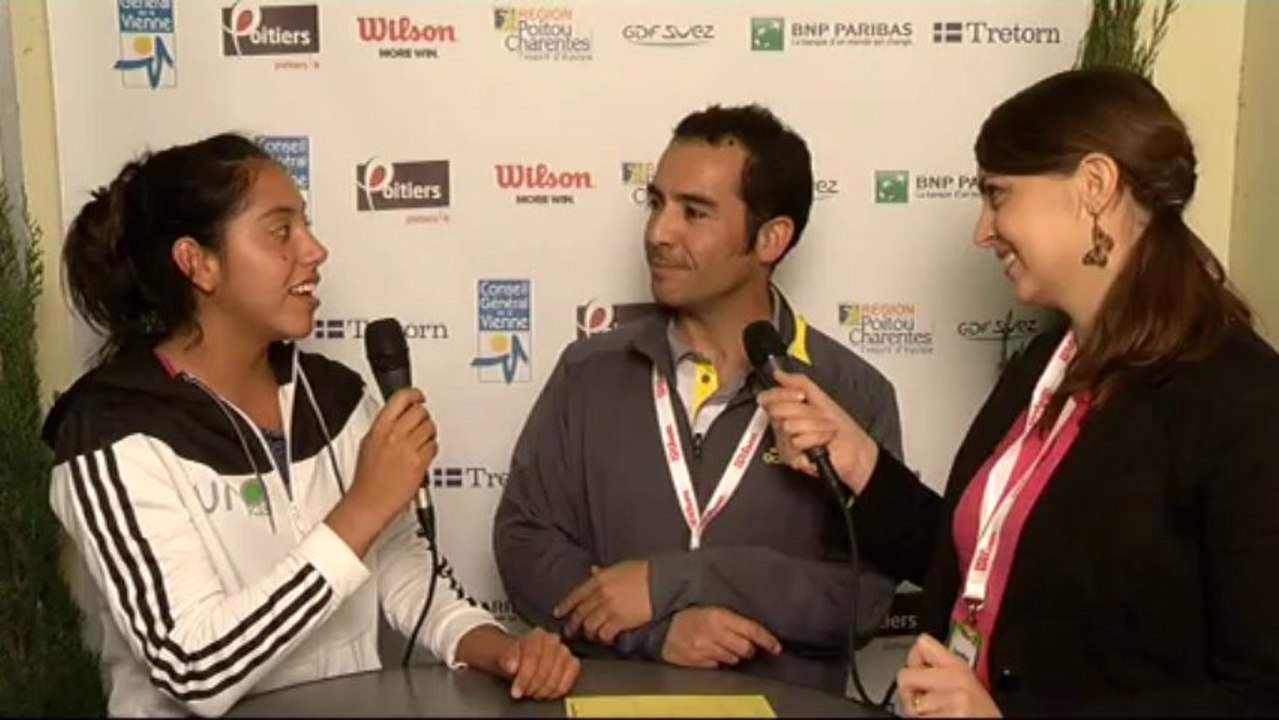 Interview Daniela SEGUEL Internationaux Féminins de la Vienne 2013