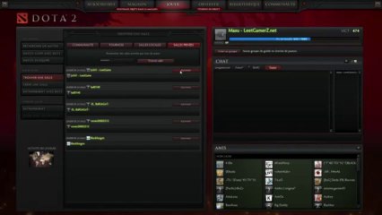 Dota2 : Rejoindre une salle privée