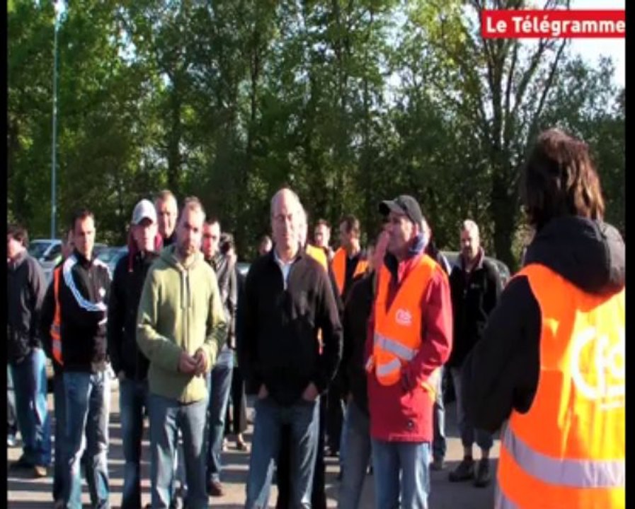 Noyal-Pontivy (56). Débrayage chez Linpac