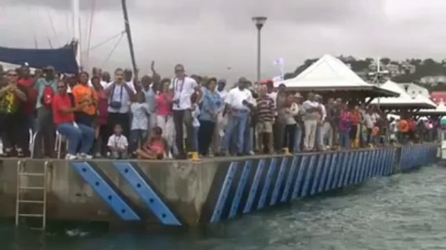 Transat Bénodet - Martinique. Les premières arrivéers en images