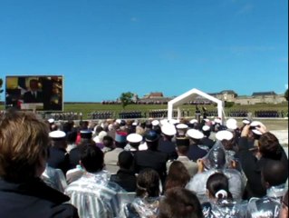 Port-Louis. Le discours de Nicolas Sarkozy