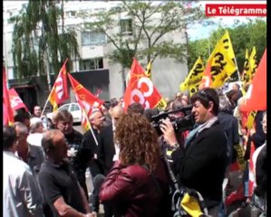 Lorient. Policier visé par des projectiles : le docker condamné