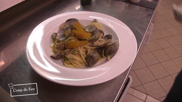 Les Spaghettis aux Palourdes et Poutargue