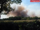 Clohars-Fouesnant (29). Plusieurs hectares partent en fumée