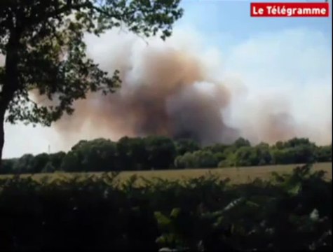 Clohars-Fouesnant (29). Plusieurs hectares partent en fumée