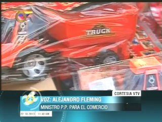 Llegó al país cargamento de juguetes y ropa para la época navideña